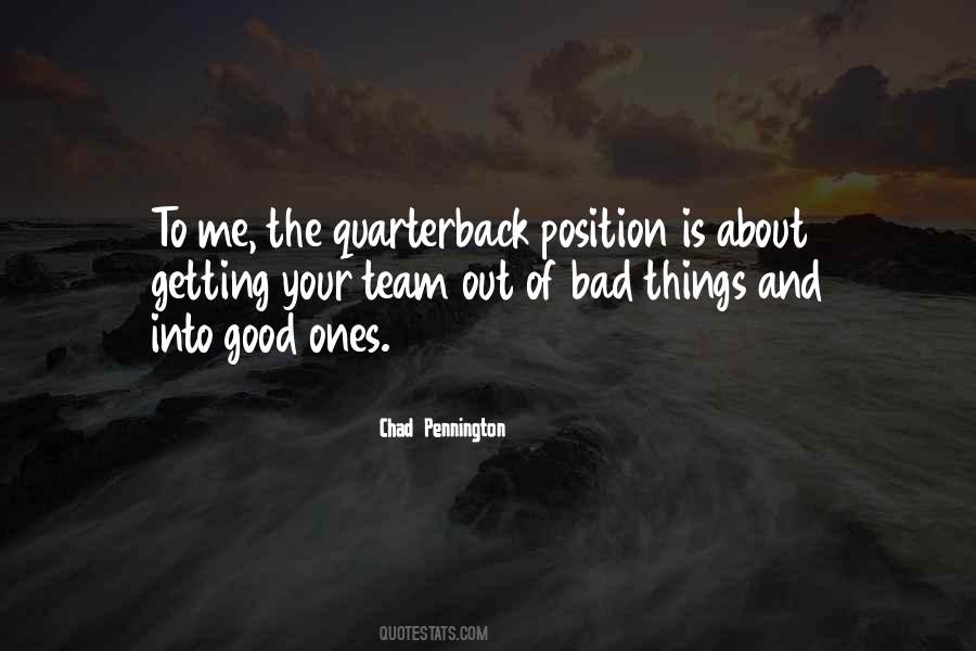 Good Quarterback Quotes #1294017