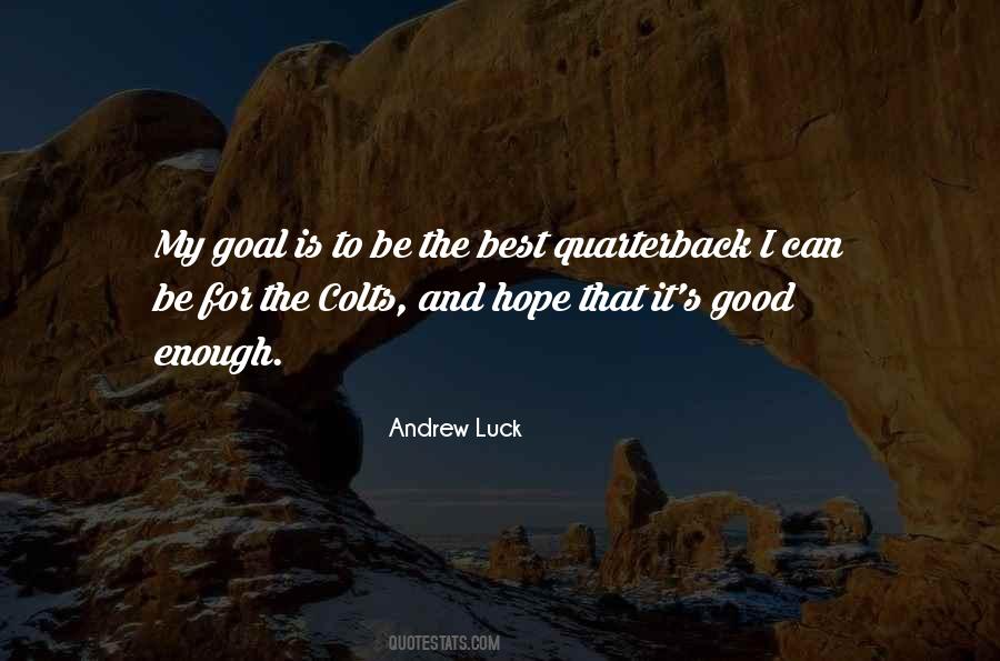 Good Quarterback Quotes #1326677