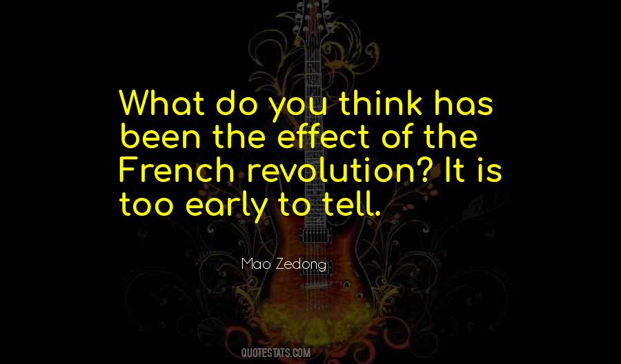 Quotes About The Effects Of The French Revolution #1543259