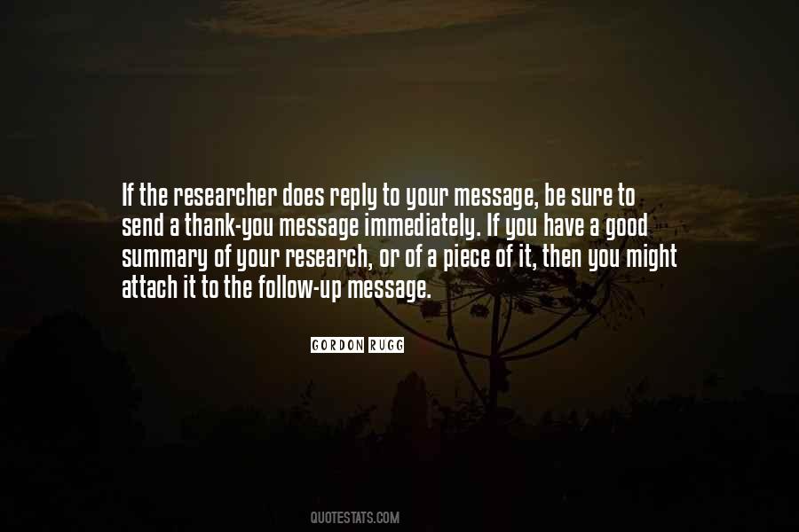 Good Researcher Quotes #181300