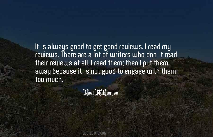 Good Reviews Quotes #1645366