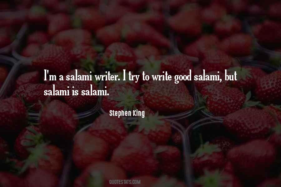 Good Salami Quotes #1418711
