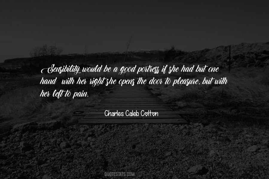 Good Sensibility Quotes #1242587