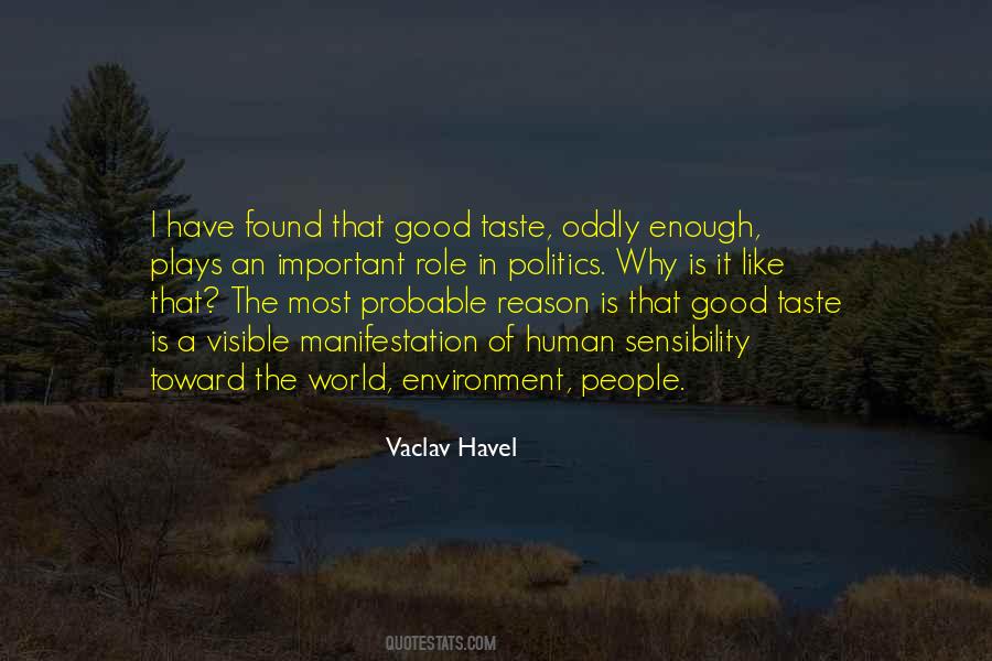 Good Sensibility Quotes #382774