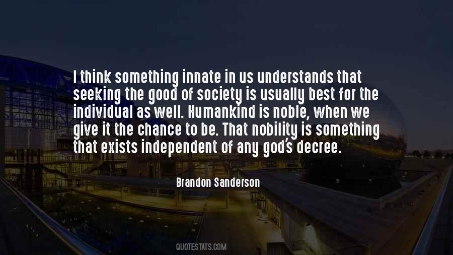 Good Society Quotes #111174