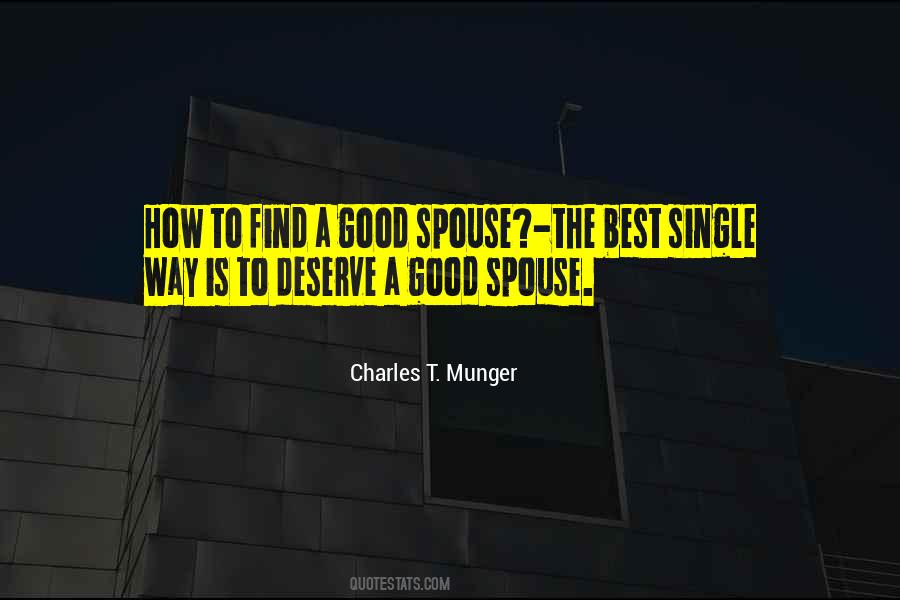 Good Spouse Quotes #738731