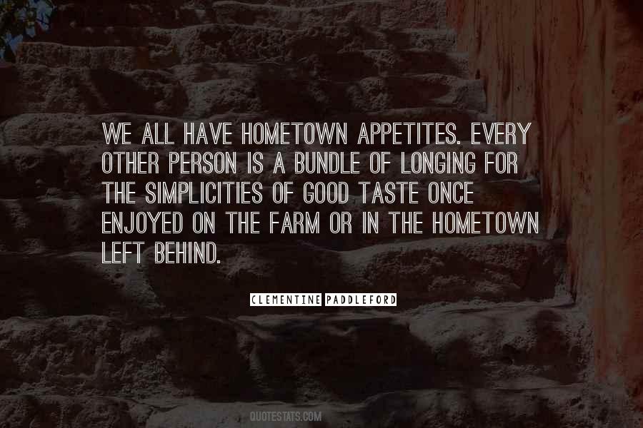 Good Taste Food Quotes #1766325