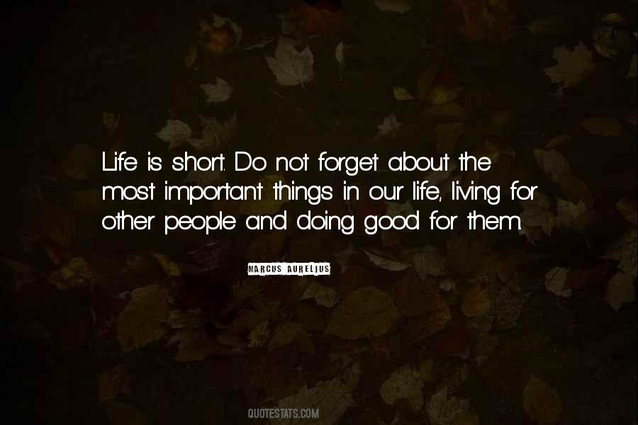 Good Things About Life Quotes #823775