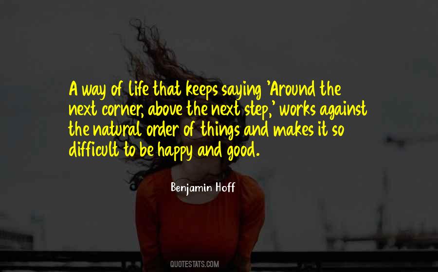 Good Things Around The Corner Quotes #449000