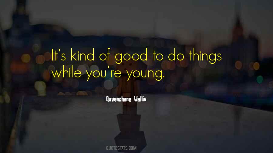 Good Things To Do Quotes #16251