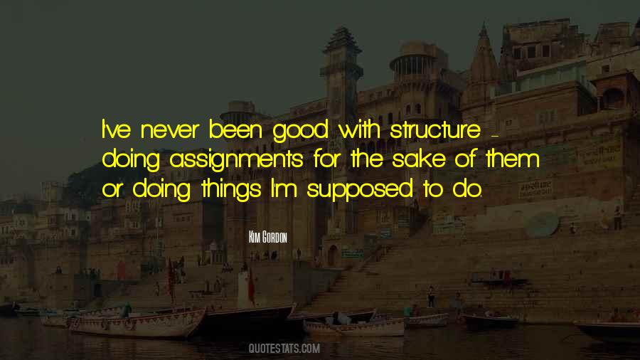 Good Things To Do Quotes #37635