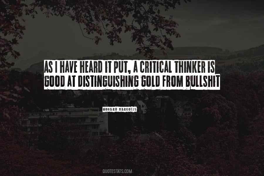 Good Thinker Quotes #1112589