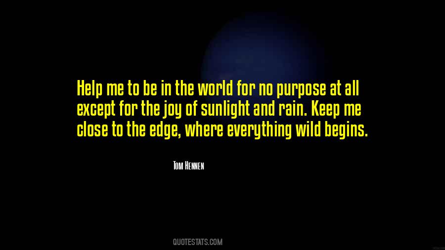 Quotes About The Edge Of The World #1219751