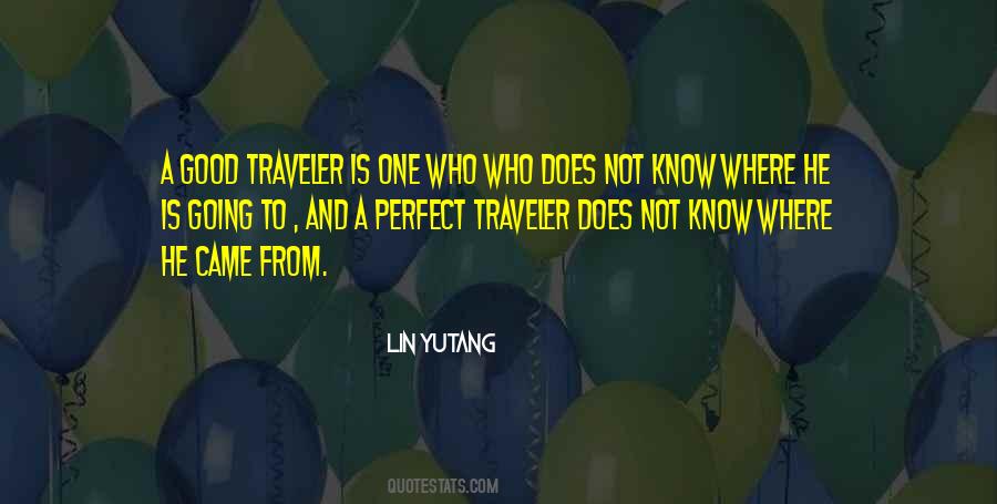 Good Traveler Quotes #553697