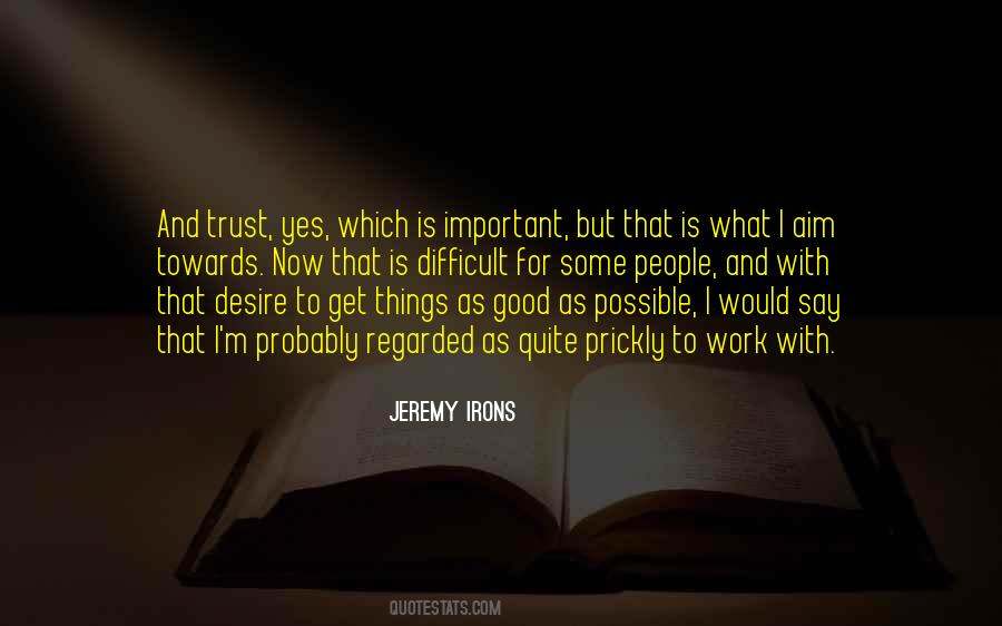 Good Trust Quotes #207540