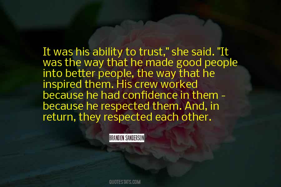 Good Trust Quotes #71134
