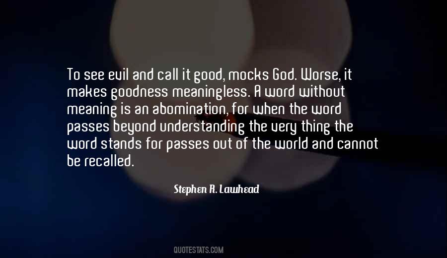 Good Word Quotes #152608 Good Word Quotes #152608