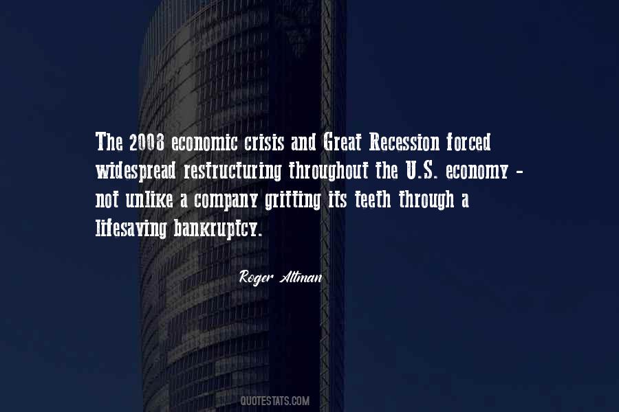 Quotes About The Economic Crisis #1869868