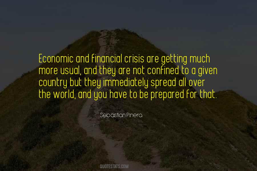 Quotes About The Economic Crisis #946399