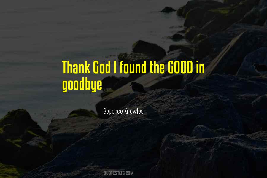 Goodbye For Good Quotes #305310