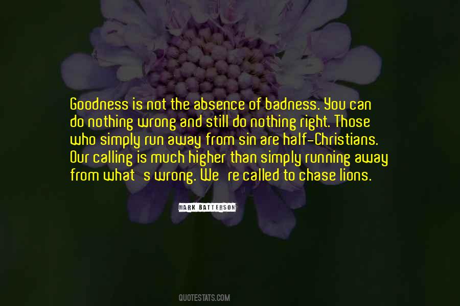 Goodness Badness Quotes #1301286