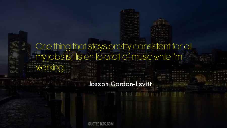 Gordon Levitt Quotes #957037