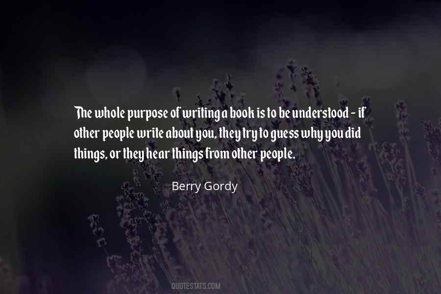 Gordy Quotes #792494