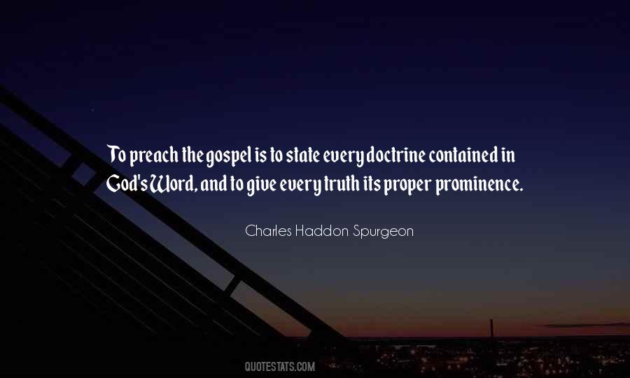 Gospel Doctrine Quotes #1633491