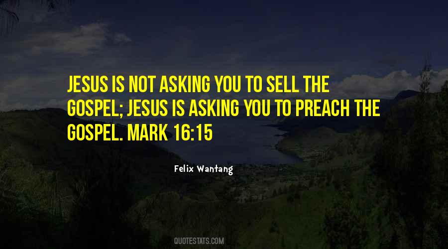 Gospel Of Mark Bible Quotes #1401882