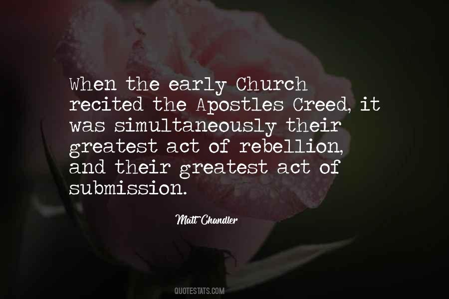 Quotes About The Early Church #1247636