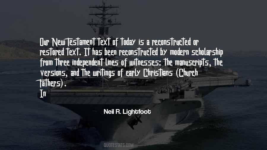 Quotes About The Early Church #1497146