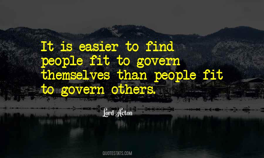 Govern Themselves Quotes #430258