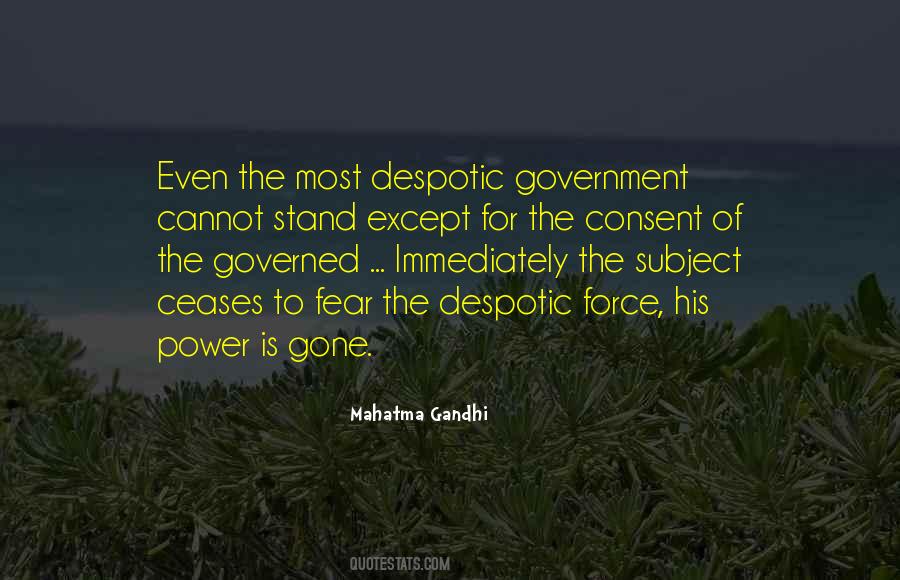 Governed By Fear Quotes #140015