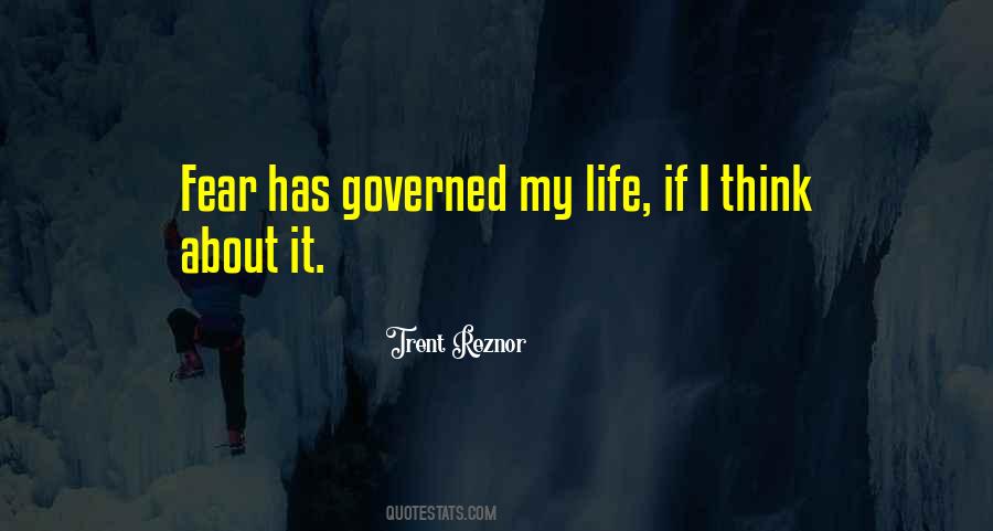 Governed By Fear Quotes #1863779