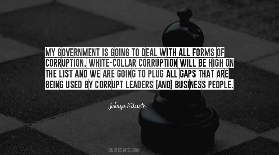 Government And Corruption Quotes #102300