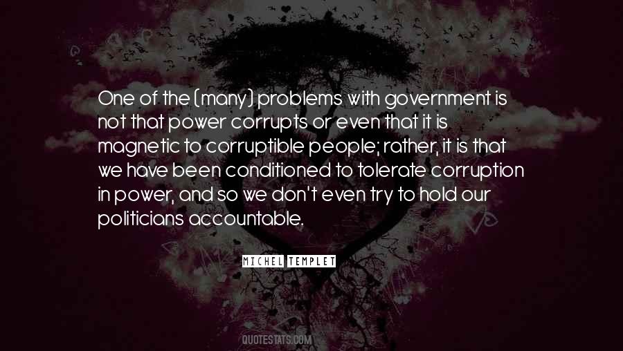 Government And Corruption Quotes #1770404