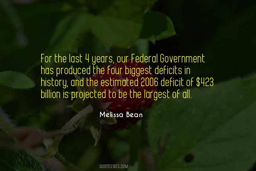 Government Deficit Quotes #1704968