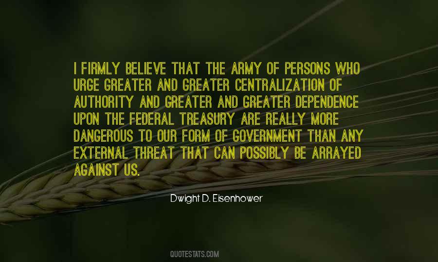 Government Dependence Quotes #1266947