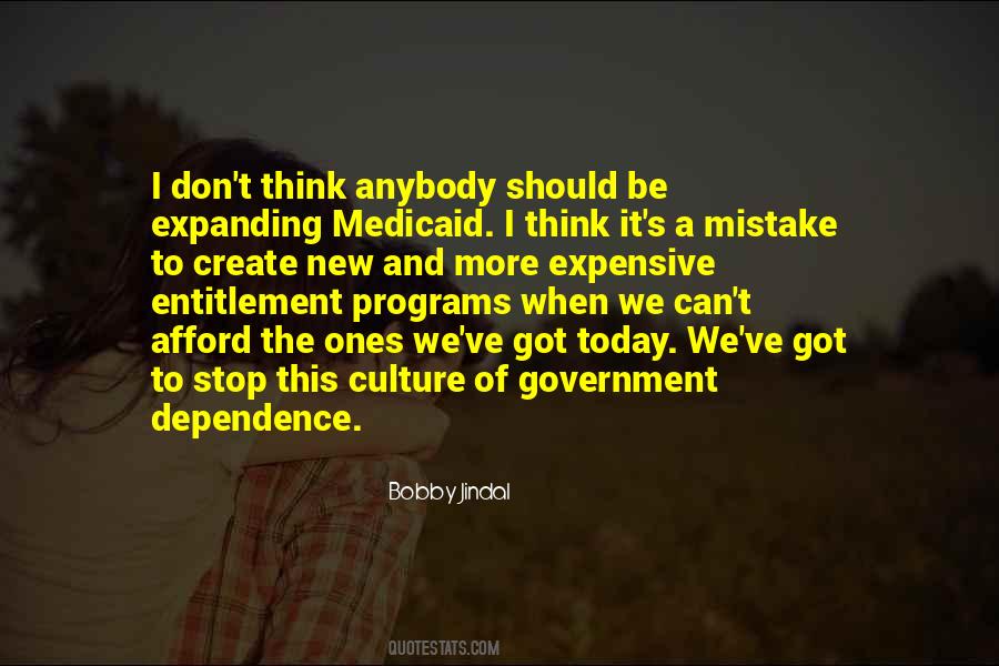 Government Dependence Quotes #1673995