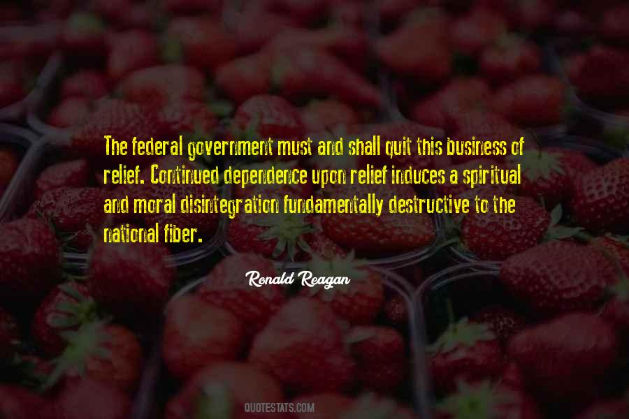 Government Dependence Quotes #867039