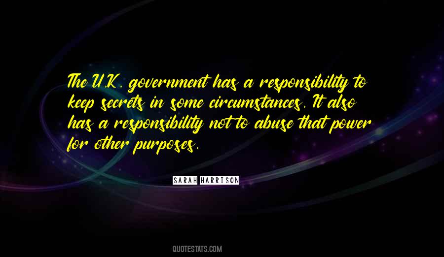 Government Secrets Quotes #1521029