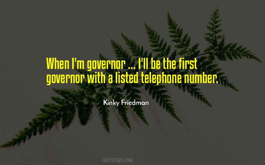 Governor Quotes #1282323