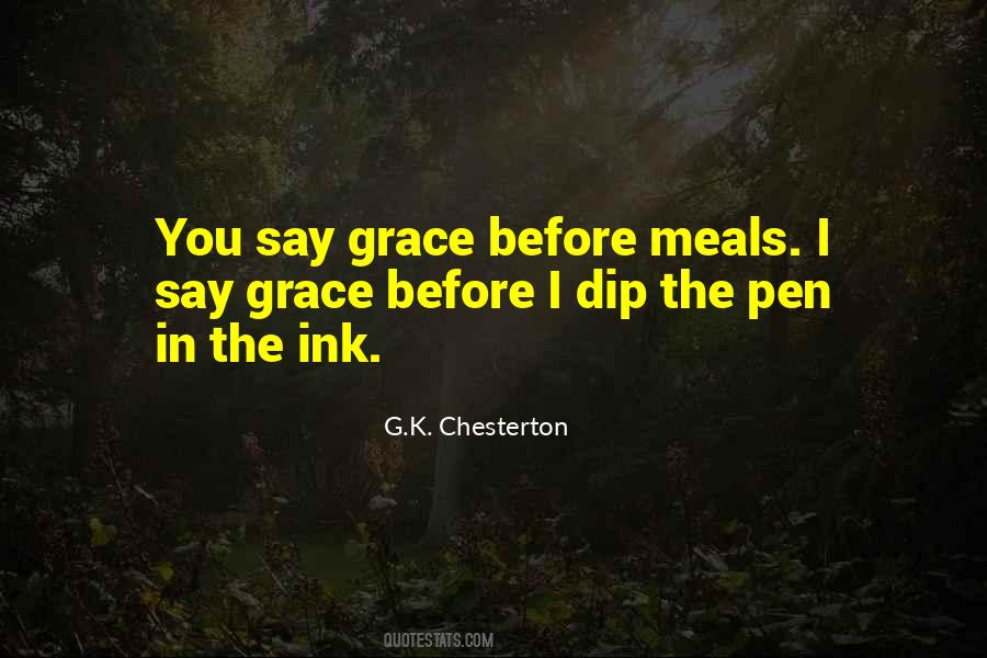 Grace Before Meals Quotes #117682