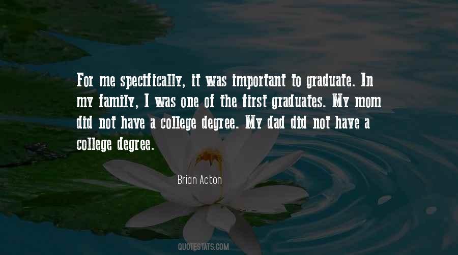 Graduate Degree Quotes #168688