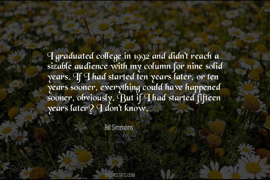 Graduated College Quotes #1018942