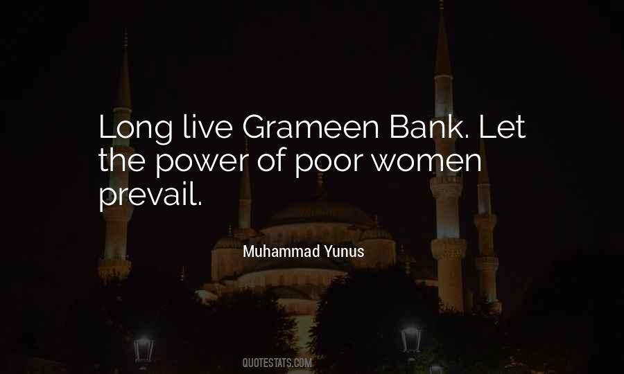 Grameen Bank Quotes #139640