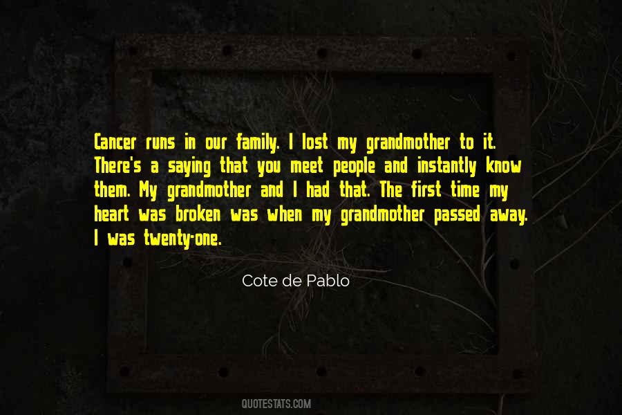 Grandmother Passed Away Quotes #88829