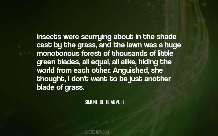 Grass Blades Quotes #1579613