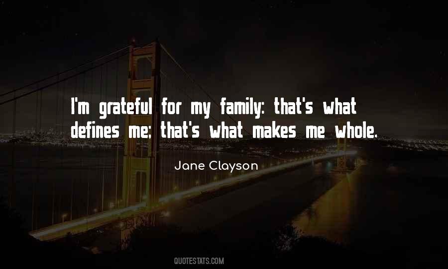 Grateful For My Family Quotes #1447710