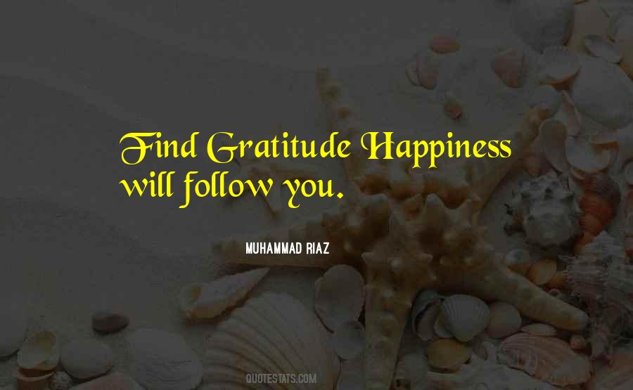 Gratitude Happiness Quotes #1787585